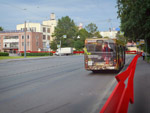 перекрестк Мгинской улицы и улицы Самойловой