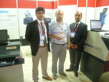 Главный инженер нашей компании Кучков А.Н. с сотрудниками турецкого представительства GNR
