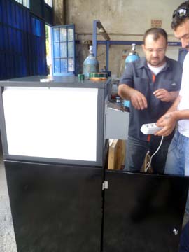 Ввод проданного на выставке спектрометра ИСКРОЛАЙН 100 в эксплуатацию